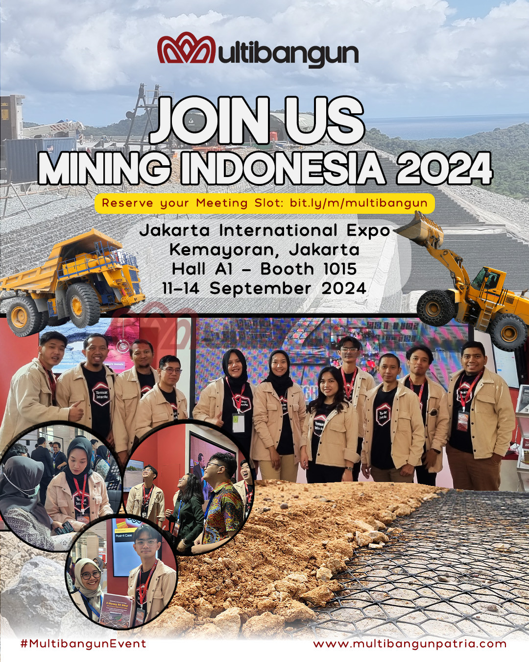 Yuk! Konsultasi Gratis ke Booth Multibangun di Mining Indonesia 2024