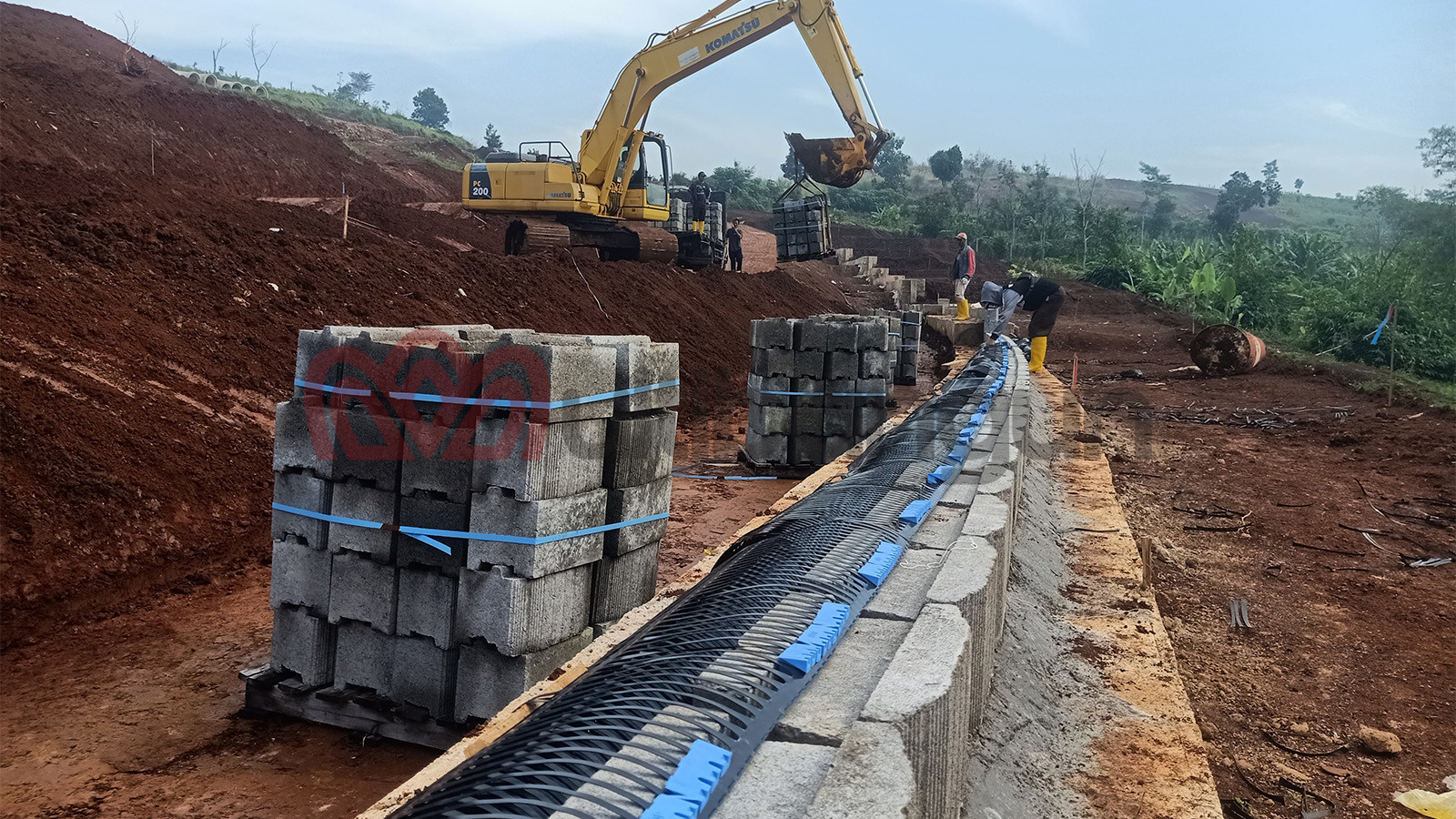 Dinding Penahan Tanah Overpass Kota Baru Pahrayangan Padalarang (1)
