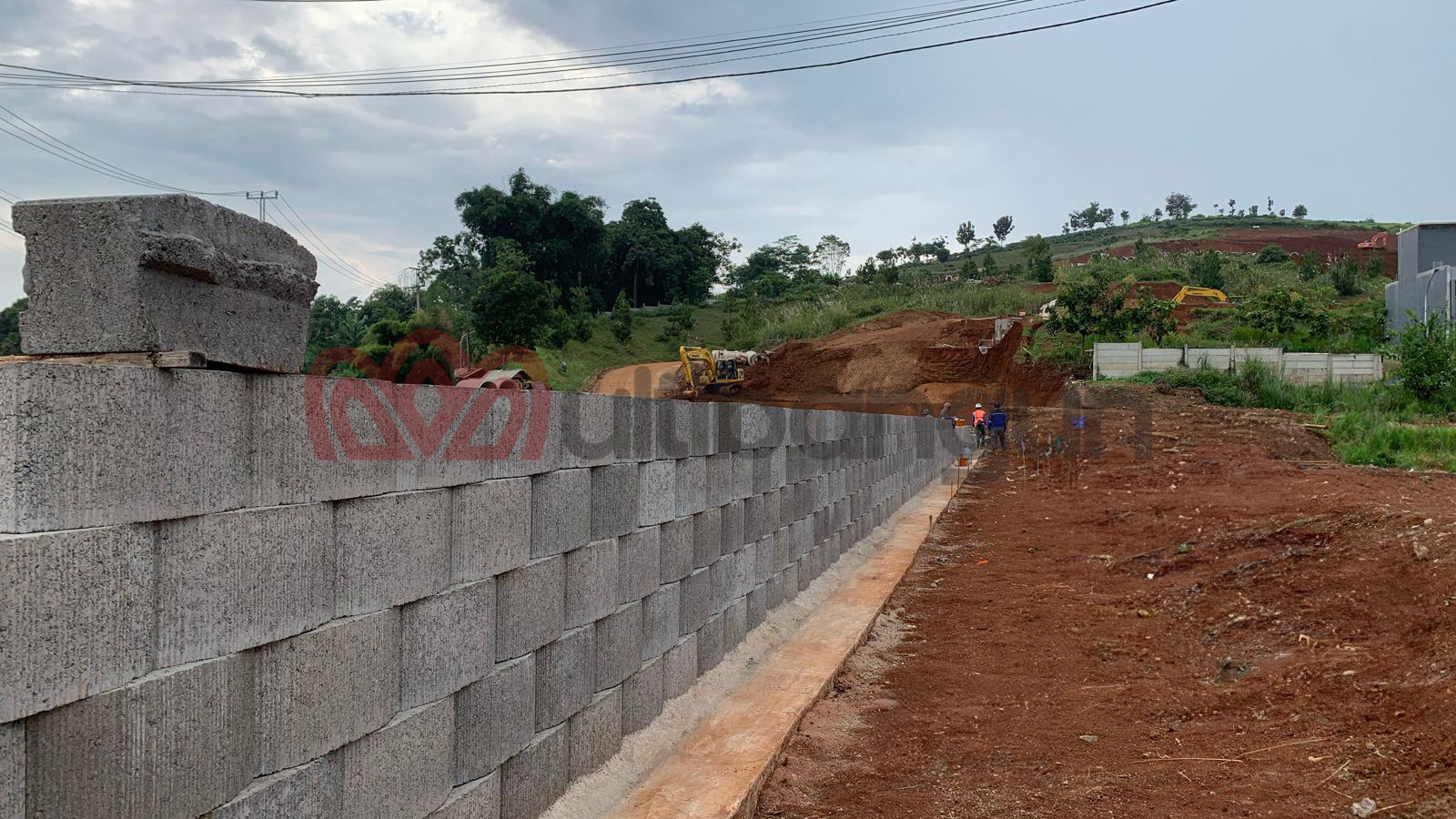 Dinding Penahan Tanah Overpass Kota Baru Pahrayangan Padalarang (2)
