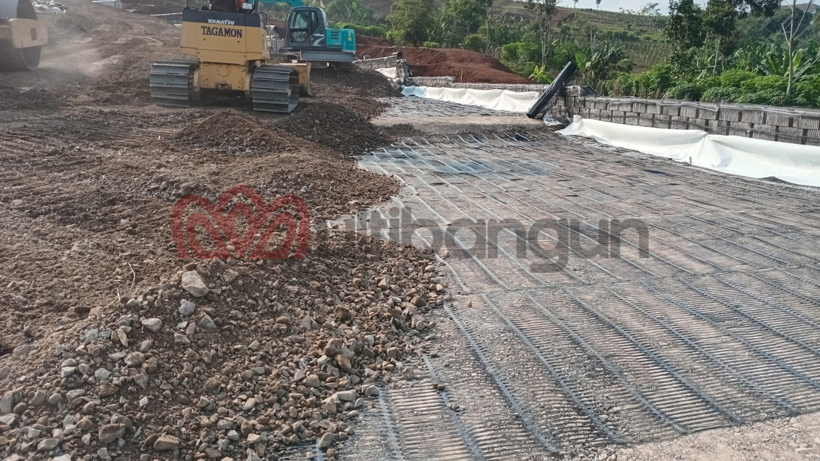 Dinding Penahan Tanah Overpass Kota Baru Pahrayangan Padalarang (4)