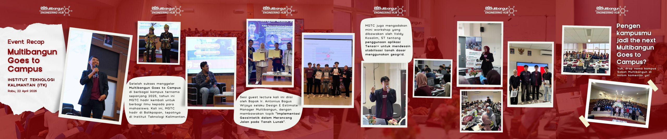 MGTC Series : Multibangun Goes To Campus – Institut Teknologi Kalimantan