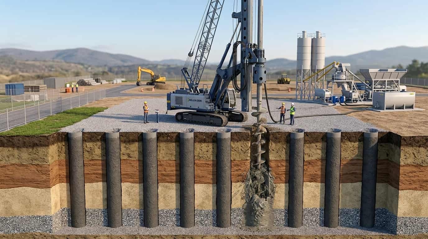 Panduan teknis deep soil mixing untuk proyek konstruksi